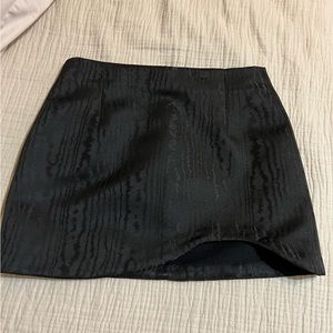 Zara satin mini skirt